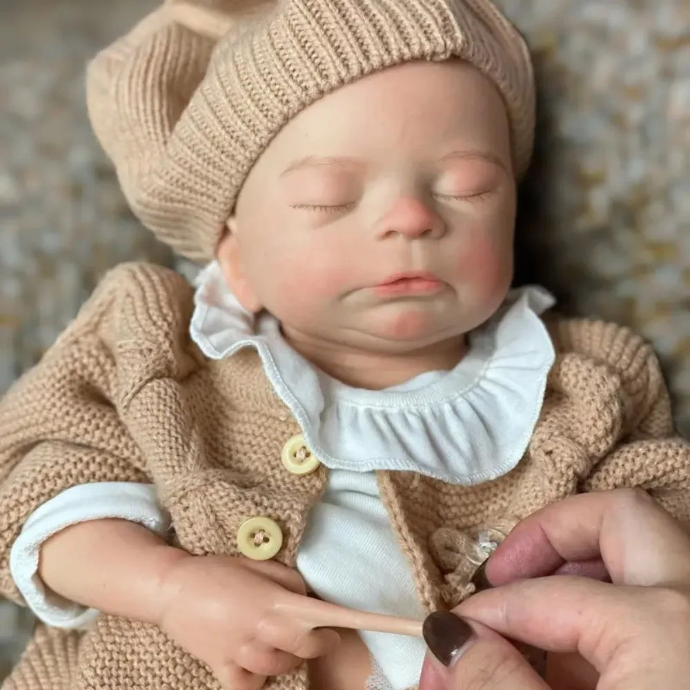 18 Inch Silicone Bebe Reborn Doll Girl Handmade Soft Touch Newborn Baby Doll For Children Birthday Gifts