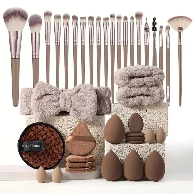 Makeup Sponge Set 20/33/40PCS Soft Foundation Blender Professional Cosmetic Tool Kit for Face Makeup Application