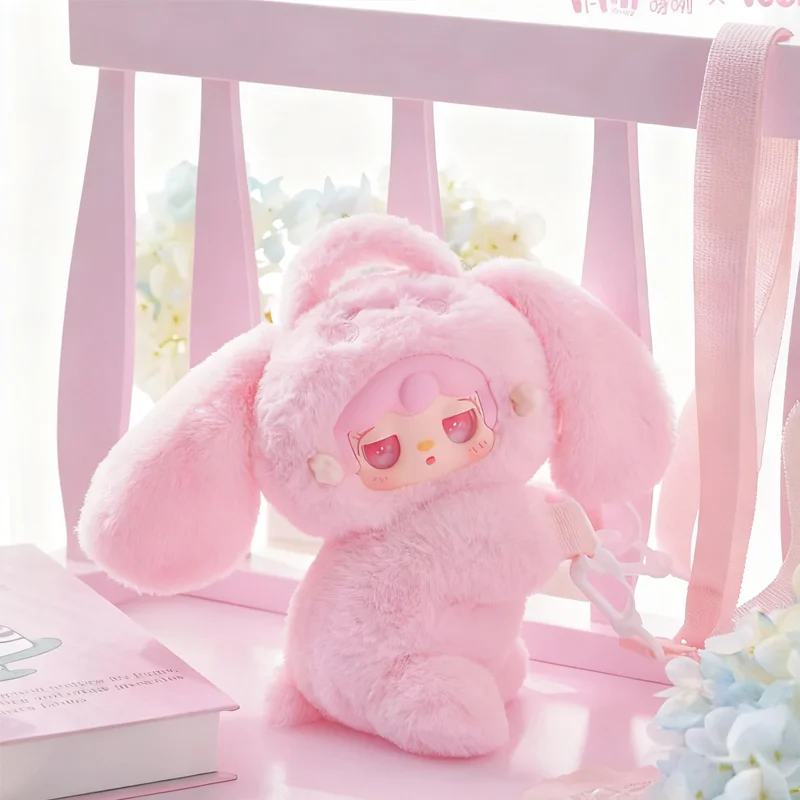 Yooki V8 مرافقة Ni سلسلة الفينيل أفخم صندوق أعمى العصرية اللعب لطيف أرنب محفظة دمية حقيبة كروسبودي صندوق غامض مفاجأة هدية