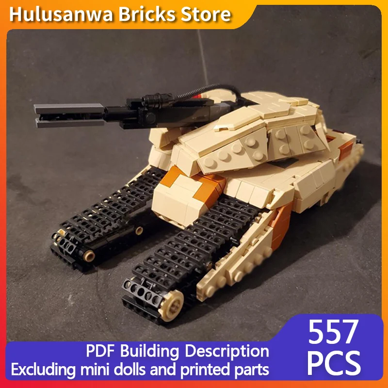 

Популярная игровая модель MOC, строительные кирпичи, основной боевой танк, модульная технология, подарки, праздник, сборка, детские игрушки, костюм