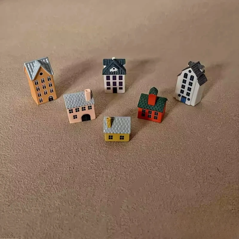 

Emulation Miniature Small House Building Architectural Micro Scenery Sand Table Props Decoration Ornaments