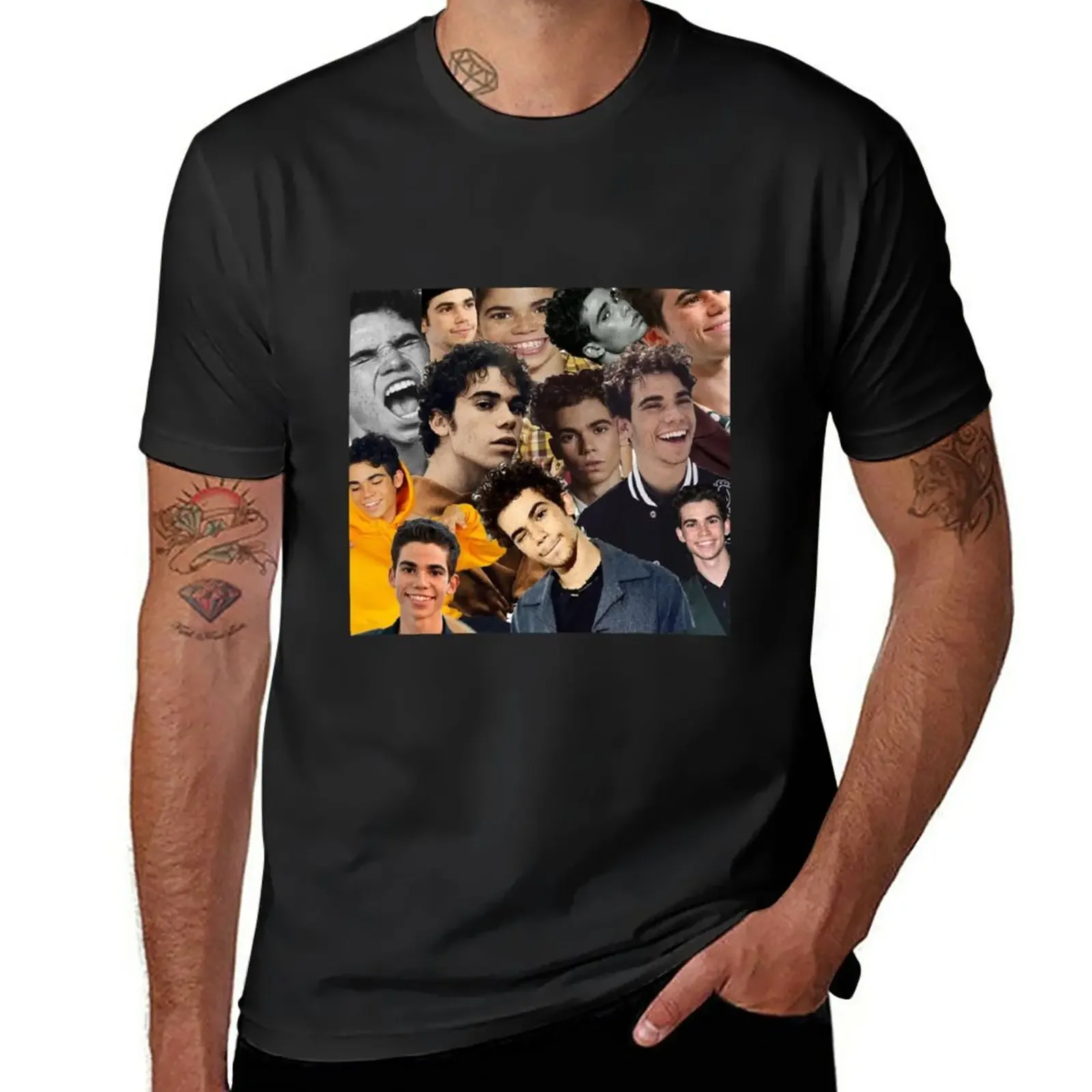 Cameron boyce collage design 2019 T-Shirt kawaii clothes summer top plus size tops mens clothes