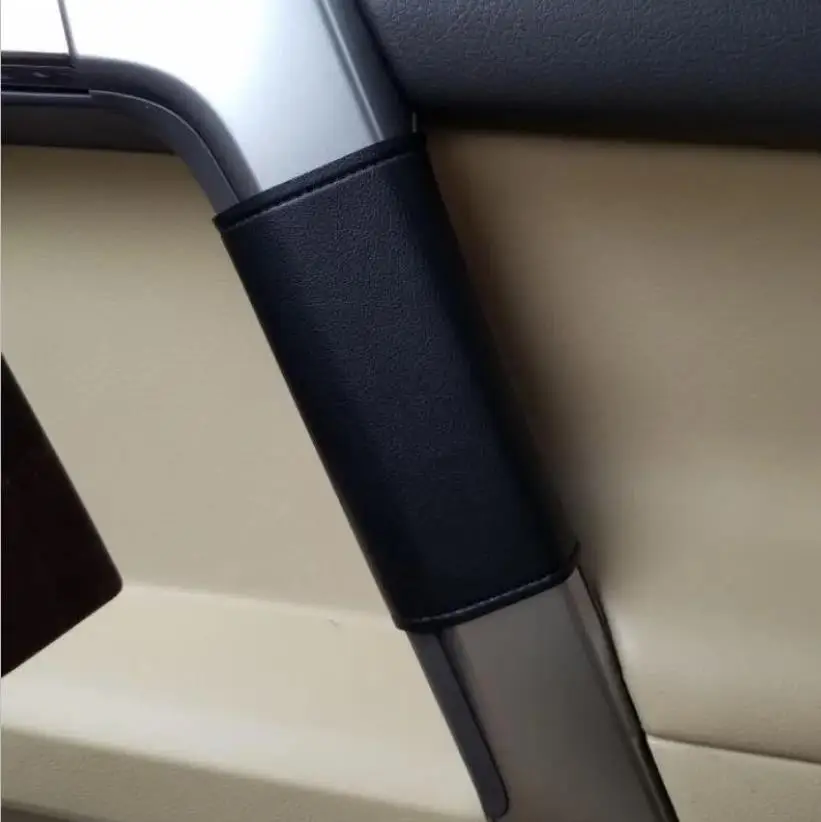

For Toyota Prado 150 Toyota Land Cruiser lc200 Door handle Microfiber leather cover door inner handle protective cover 4pcs