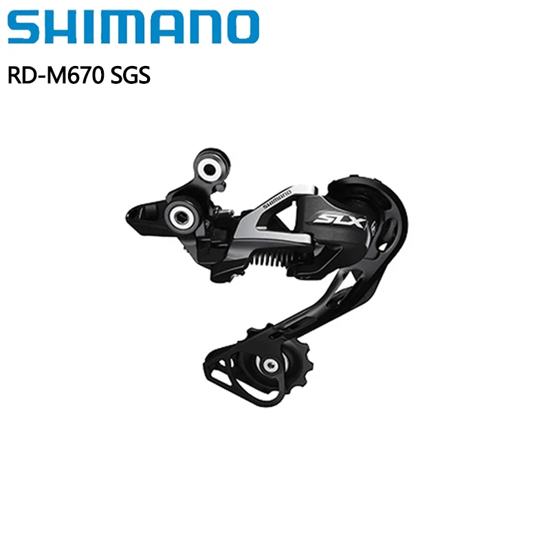 シマノ-slx-rd-m670-sgs-10速-ロングケージ-リアディレイラー-ブラック-シャドウ-rd-マウンテンバイク-mtb-自転車用