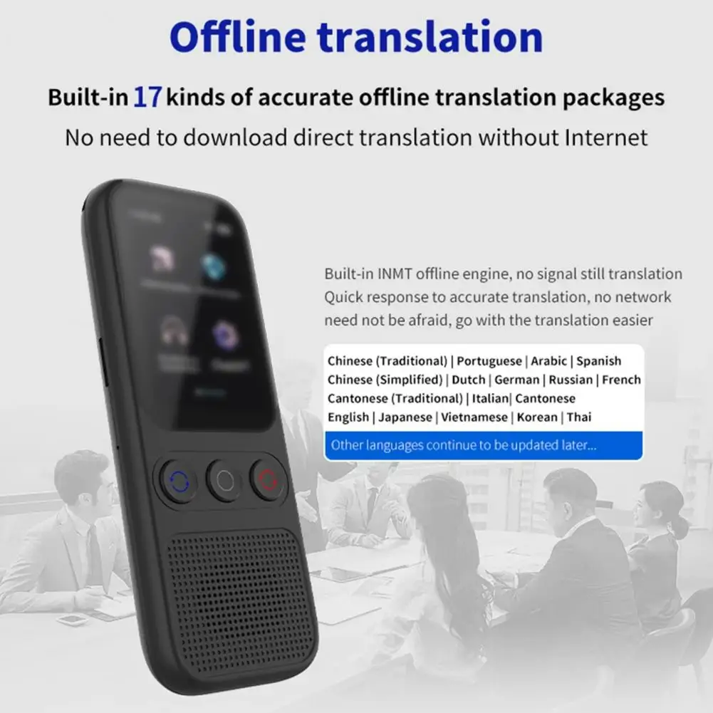 Instant Voice Translator Real-Time Translation Device 138 Online And 14 Offline Languages Simplified Chinese Translation Device