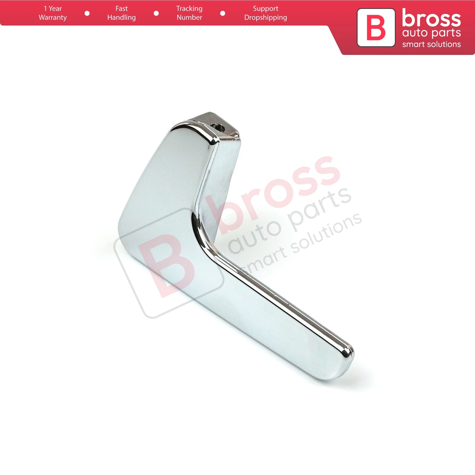 BDP42 Chrome Color  Plastic Interior Door Opener Handle 6K0837113 for Front or Rear Left  Seat Ibiza Cordoba Vario 1999-2002