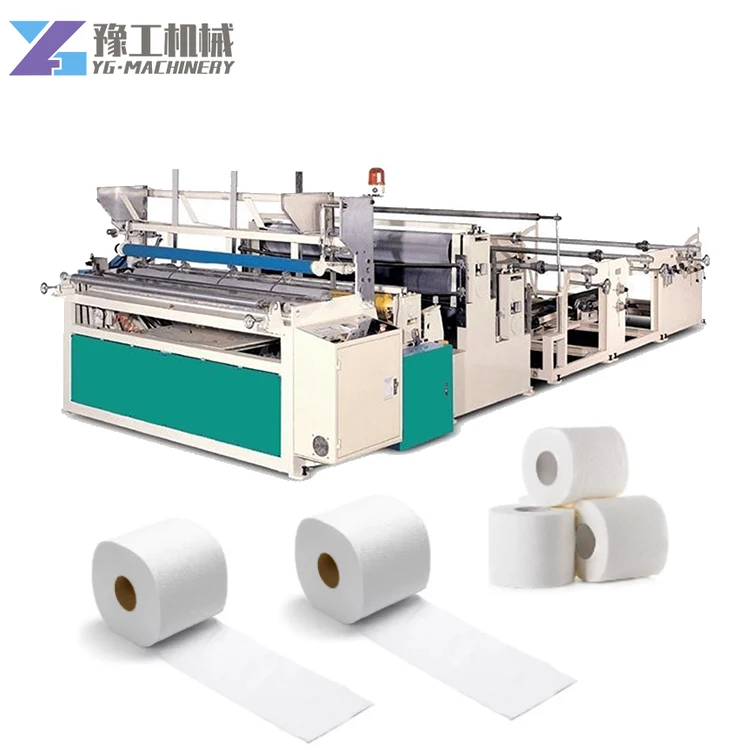 YG Toilet Tissue Paper Making Machine Commercial Toilet and Travel Paper Machine Non Stop Toilet Paper Machine