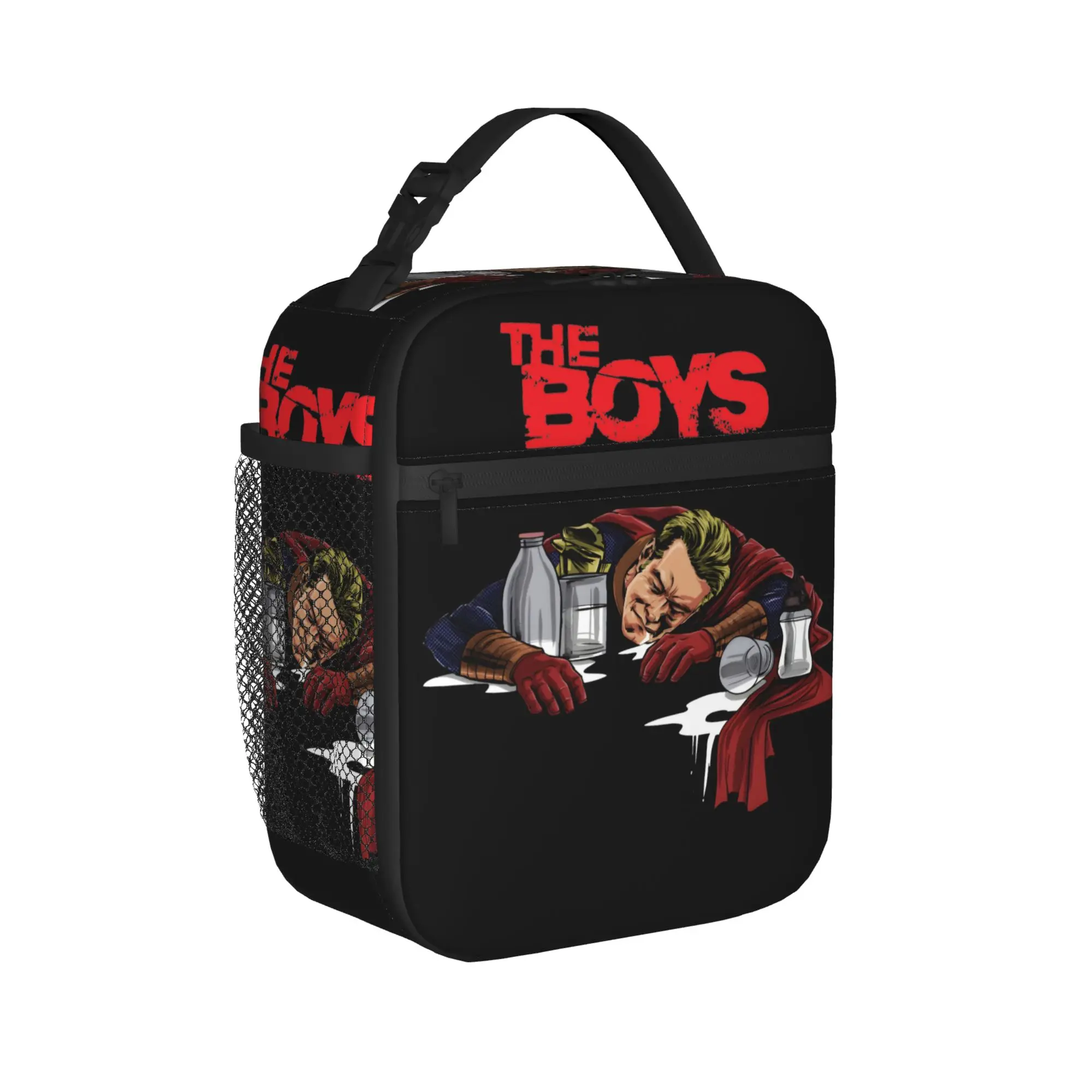 Super Binge The Boys Insulated Lunch Bag Cooler Bag Reusable,Lunch Container  Large Tote Lunch Box Food Bag College  Picnic