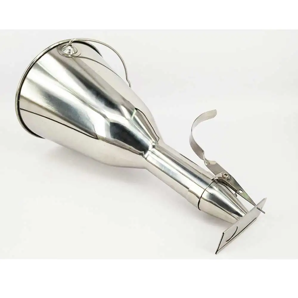 

Stainless steel sugar funnel Household manual control funnel Multi-functional funnel Kitchen food tools