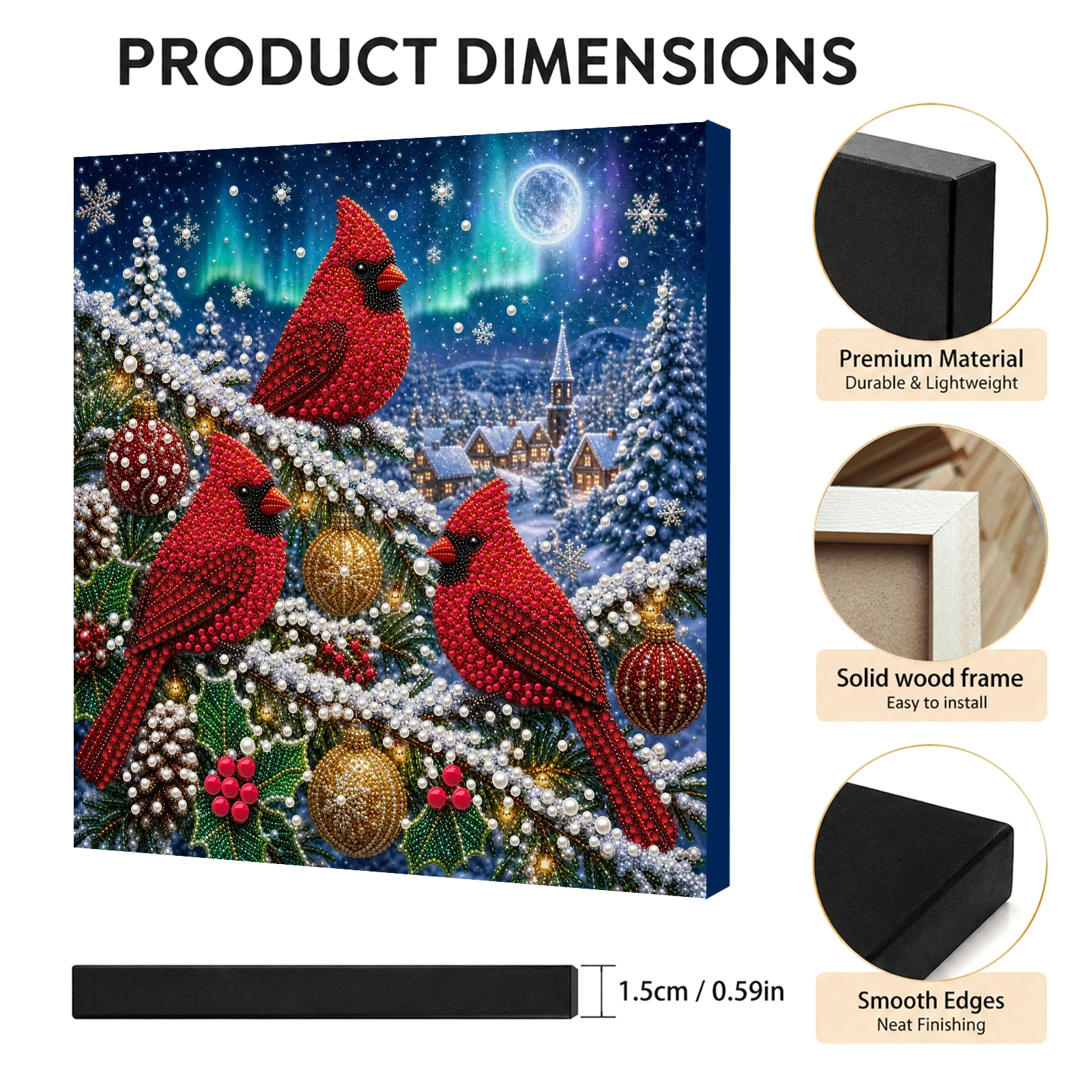 Creative Gift Set DIY Pearl Pa - Resin Art Frame recension och pris