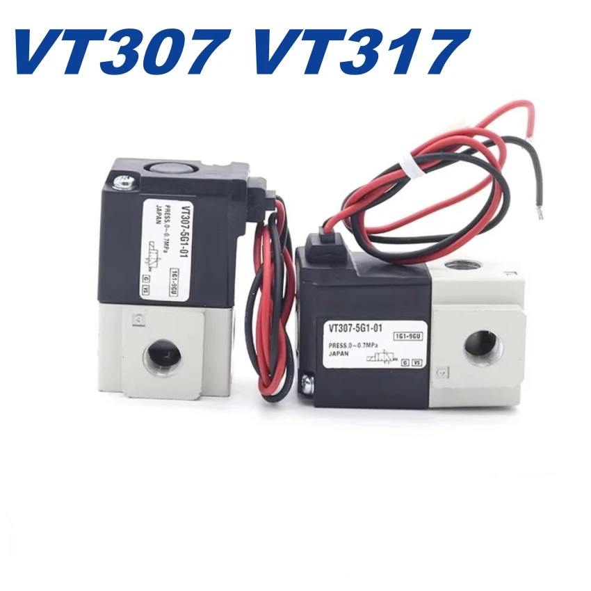 VT307 VT317 3 Port Solenoid Valve Direct Operated Poppet VT307-3G1-01 VT317-4G-02 VT307-5G1-01 VT307-6G1-01 VT307-3G1-02