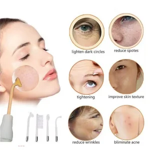 Hochfrequenzelektroprotherapie tragbare Schönheitsvorrichtung Hautpflege Hautpflege Spa Derma 4 Violett Zauberstab 8 Hauptverkaufsweg Anti -Aging - №7