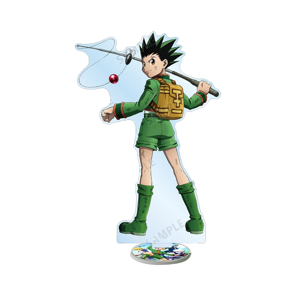 New Anime HUNTER×HUNTER Acrylic Stand Model Figure Cosplay Plate Holder Topper Birthday Fans Christmas Desk Decor Plate Gift - Image 5