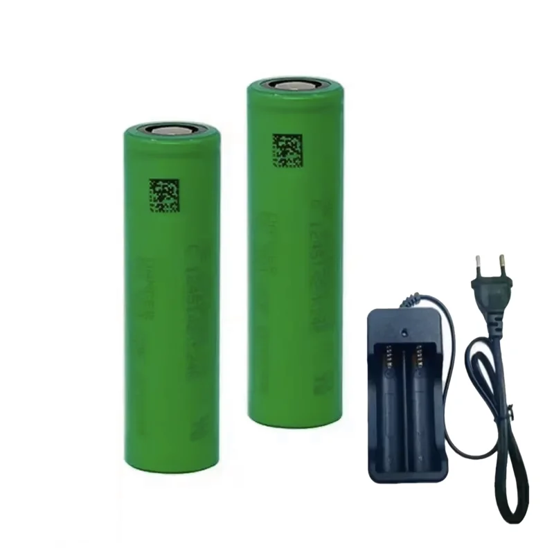 

Excellent lithium-ion battery 18650 3.7V VTC6 3000mAh 30A with charger - tailor-made for monitoring flashlights