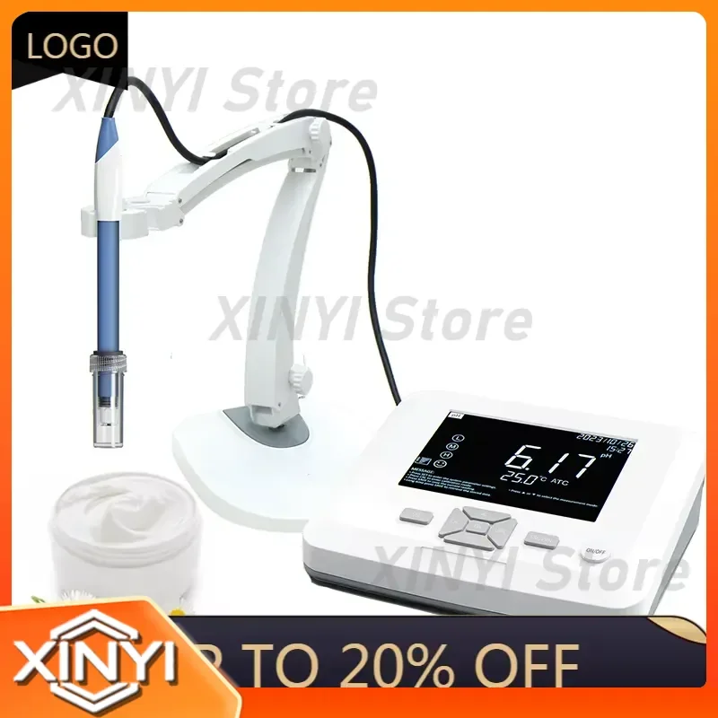 WEIAI High Precision Desktop 8in 1 PH/ORP/TDS/EC/Temp/Sal/Res/DO Cosmetic Lab Water Quality Tester Conductivity PH Meter