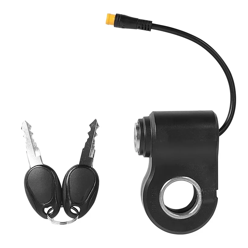 

ABJM-для Kukirin G2 Pro/Max, совместимый электрический скутер, 3-контактный дверной замок для скейтборда с ключом, электрический дверной переключатель