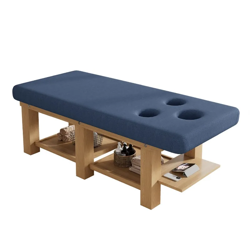 Solid wood beauty massage bed massage beauty salon special spa ear eyelash treatment bed multi-function