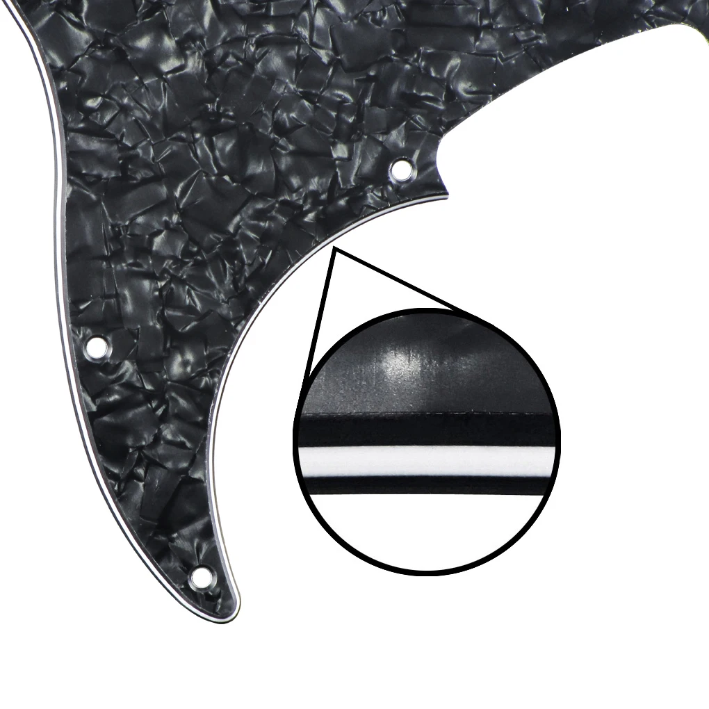 FLEOR 1 Stück PB Bass Schlagbrett Bass 4 Saiten PB Bass Schlagplatte 13 Löcher mit Schlagbrettschrauben – Detail 14