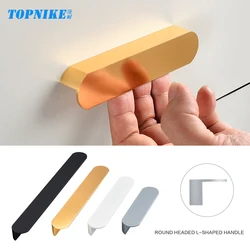 Black Cupboard Handles Gold Cabinet Door Pulls Kitchen Drawer Pulls Furniture Hardware Handle Aluminum Alloy 400mm Long Extended