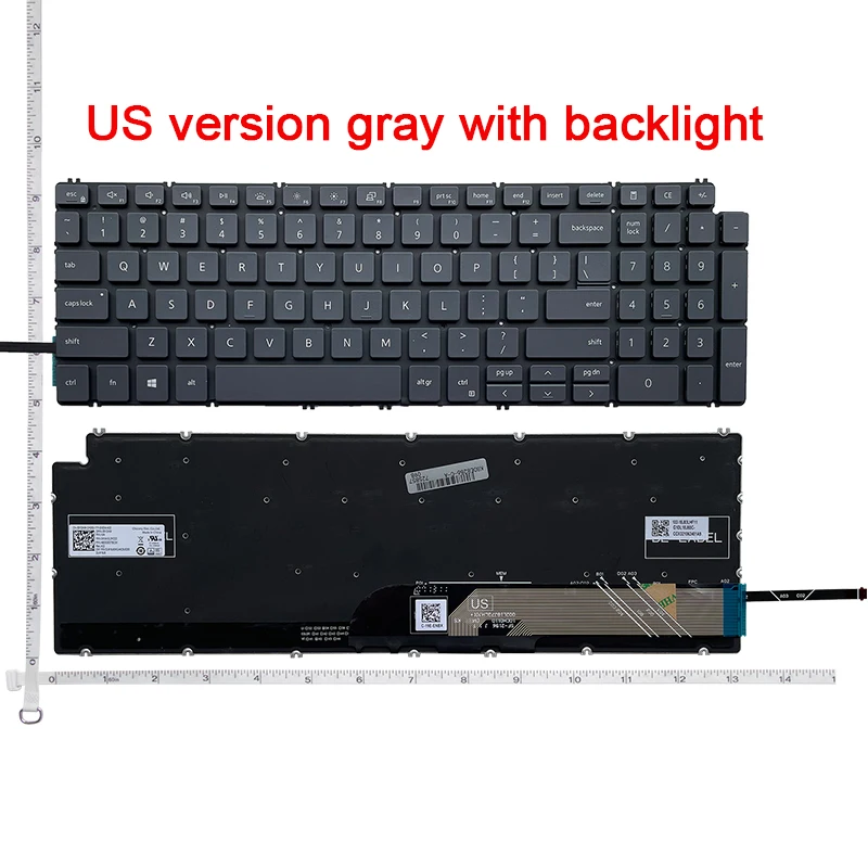 Clavier rétro4.2 américain pour Dell G15 5501 5502 5505 5 Tystro 15-5590 5501 7500 7501 5502 5591 5594 P83F511 5515 P88F P86F