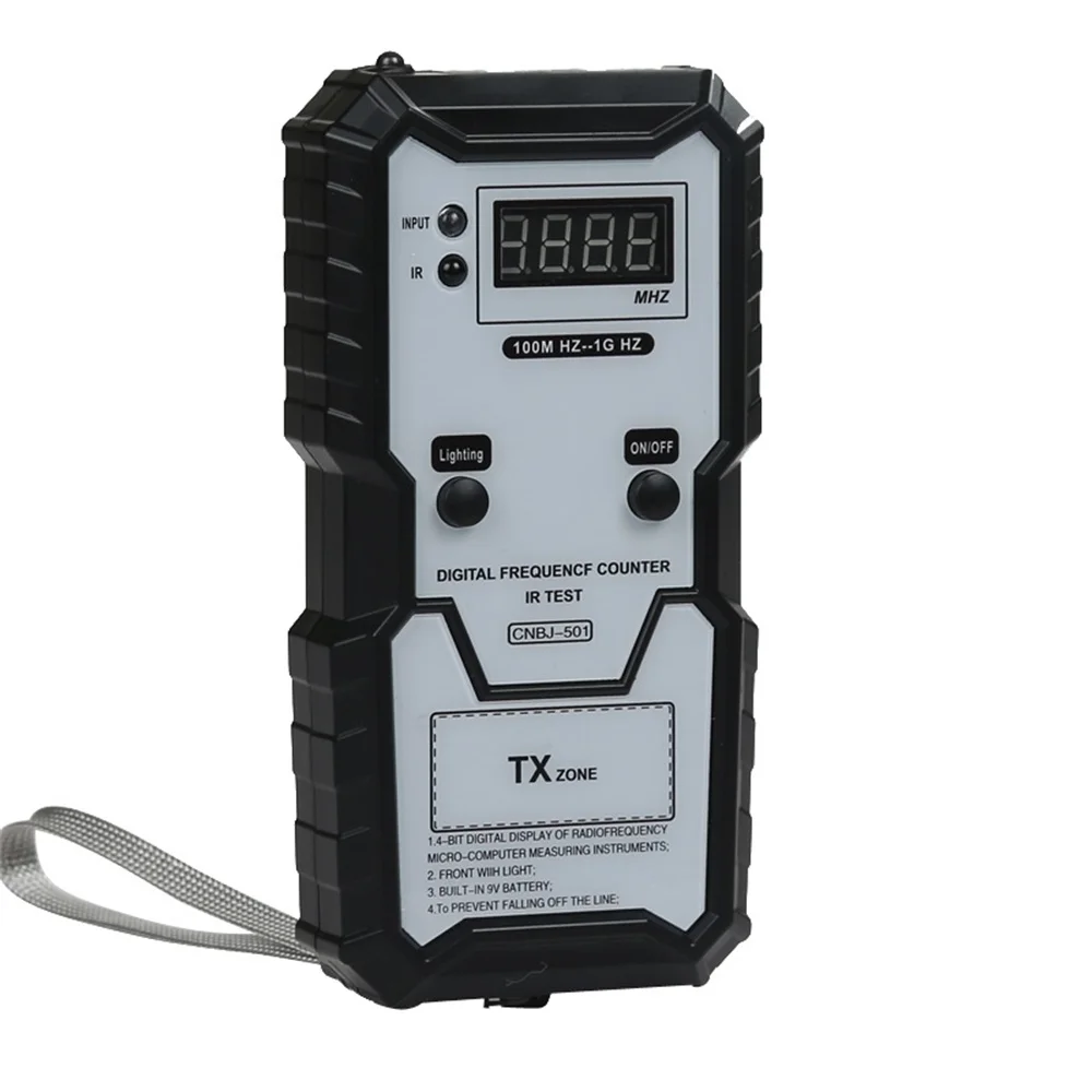 BJ-501 Car Remote Keys Infrared Frequency Tester Digital Electronic Infrared Frequence Measuring Instrument 100M-1GHZ 4-bit