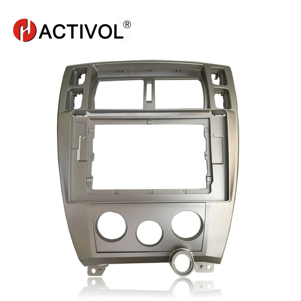 

HACTIVOL 2 Din Car Radio Stereo face plate Frame for Hyundai Tucson 2006-2014 Car DVD Player panel dash mount kit Trim Bezel