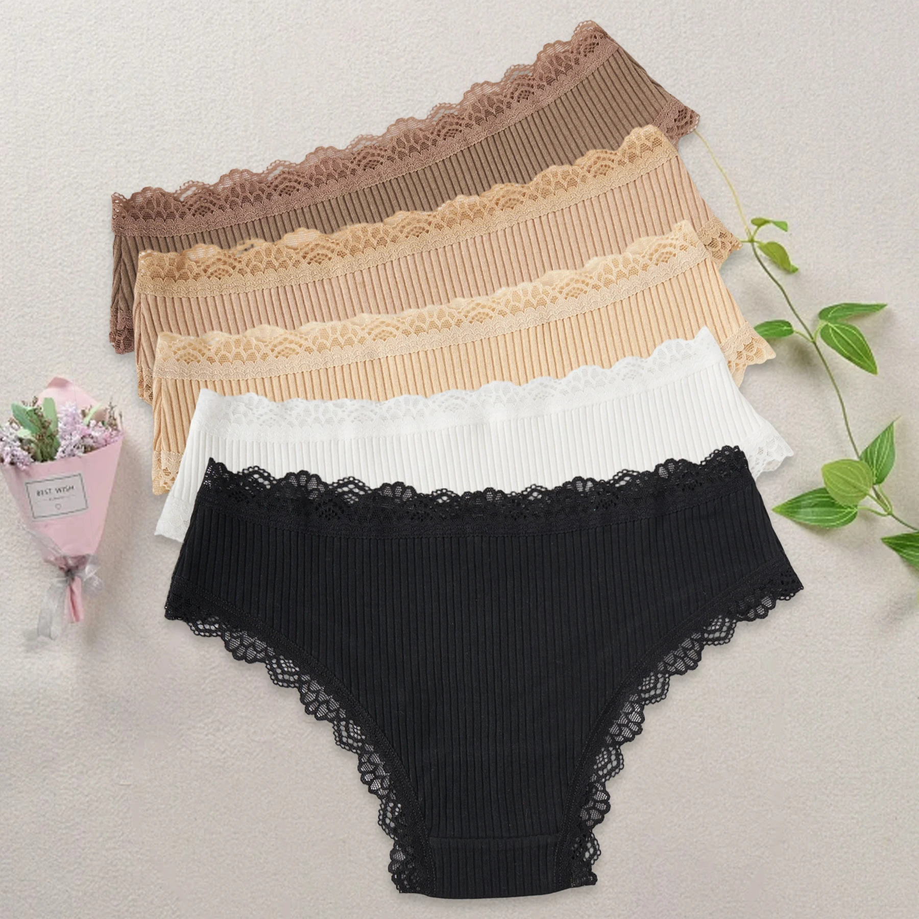 Thumbnail 4 - #26 Best Womens Lace Trim Comfort Panties to Buy In 2026
