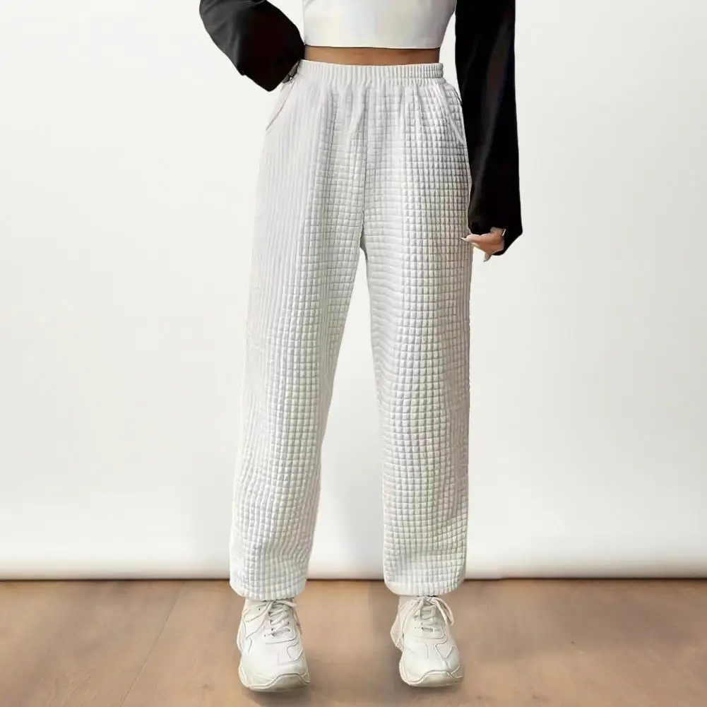 

Wide-leg Pants Stylish Women's High Waist Wide Leg Pants with Pockets Solid Color Sweatpants for Comfort Fashion Women