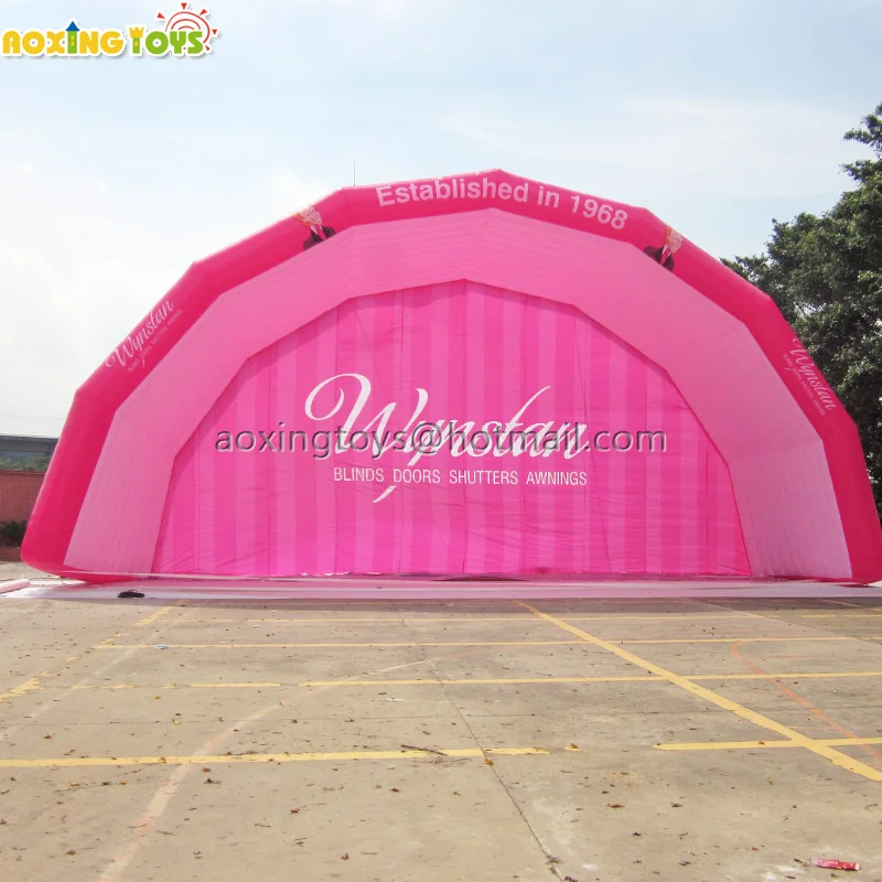 6M/8M/10M Length Inflatable Stage Tent Cover Outdoor Stage Canopy House For Vocal Concert Music Festival Party Events