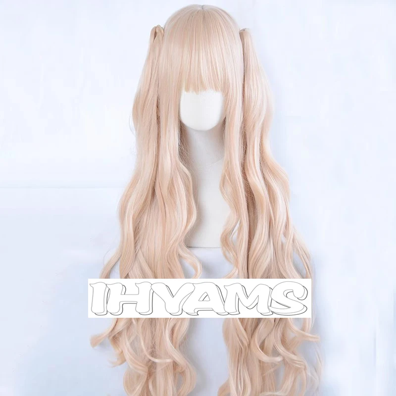 Anime Rozen Maiden Kirakishou Cosplay Wig Long Curly Heat Resistant Synthetic Wigs for Halloween Costume Role Play Chip Ponytaii