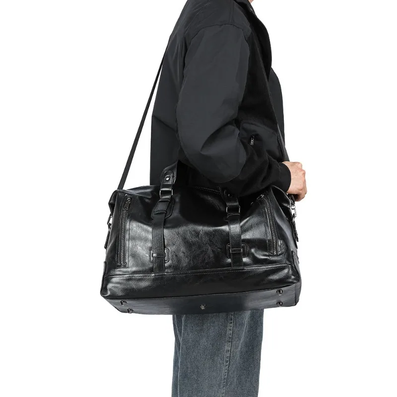 Luxury Travel Totes Bags Men Large Capacity Crossbody Bag Men Handbags Business Fashion Top-Handle Bags Shoulder Bag Gym Duffel