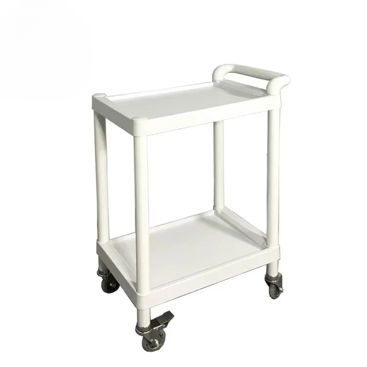 BT-UY004 Medical Clinical Practical Instrument Trolley Hospital Practical Nursing Cart 2 shelf wheels Price