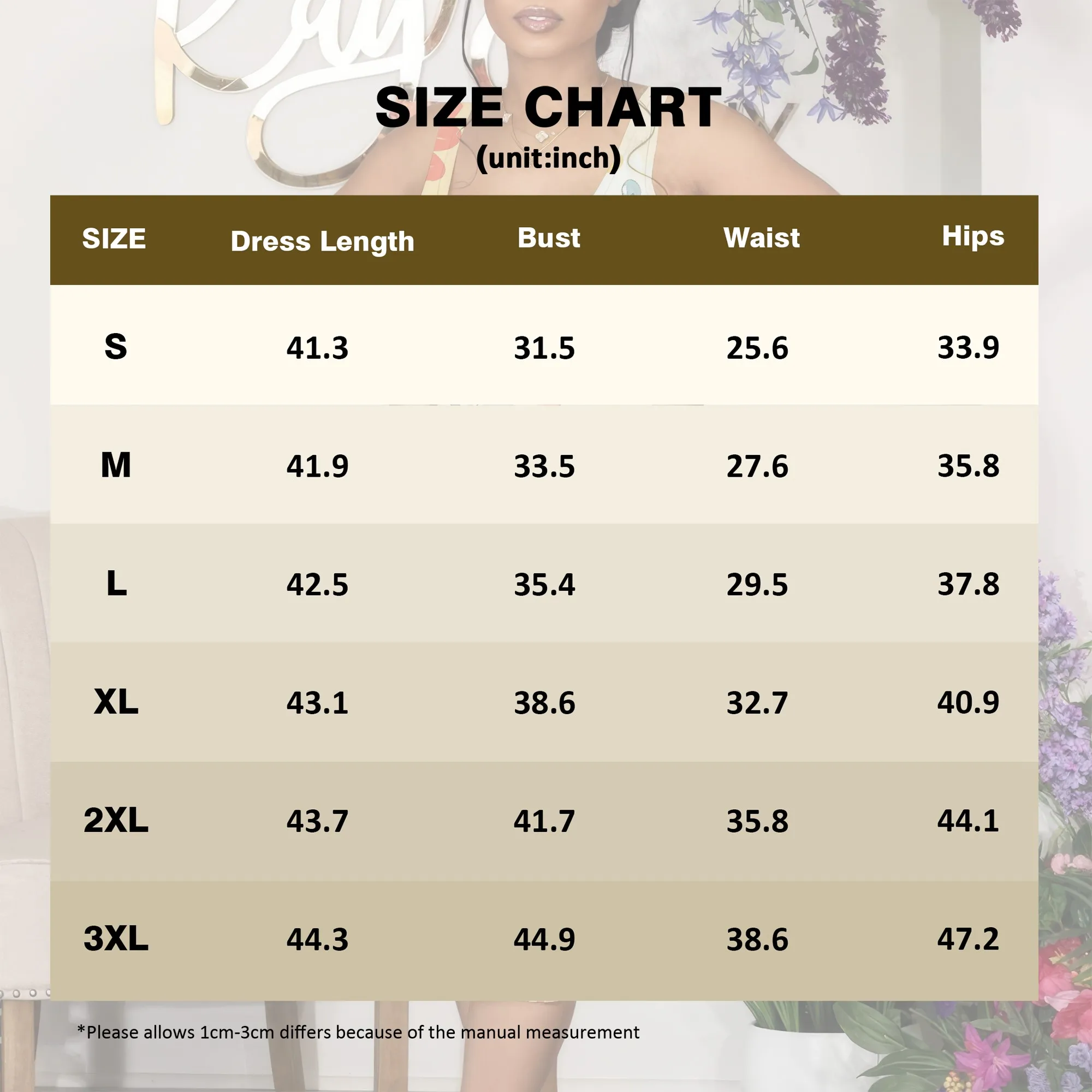 Nupusa Floral Print Dress for Women Standard Size Summer Casual Square Neck Sleeveless Midi Dress