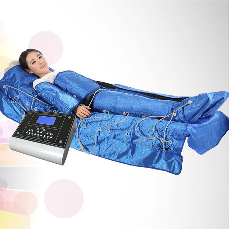 The latest three-in-one professional lymphatic air pressure lymphatic drainage compression therapy weight loss machine