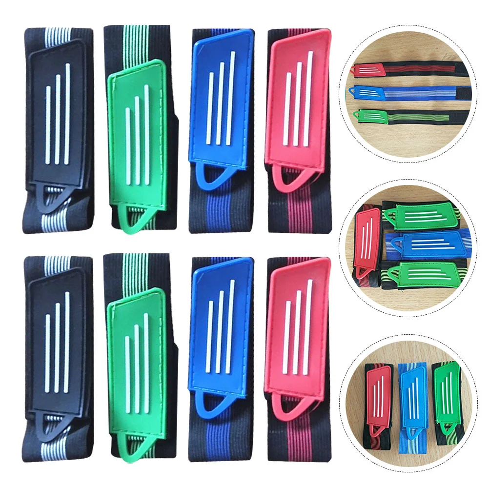 

8 Pcs Belt Bike Accessories Camping Gadgets Leggings Band Trousers Cloth Elastic Ankle
