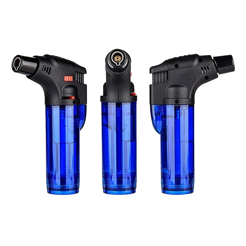 Windproof Direct Spray Welding Gun Ignition Gun Inflatable Flame Butane Lighter Barbecue Candle Camping Portable Tool