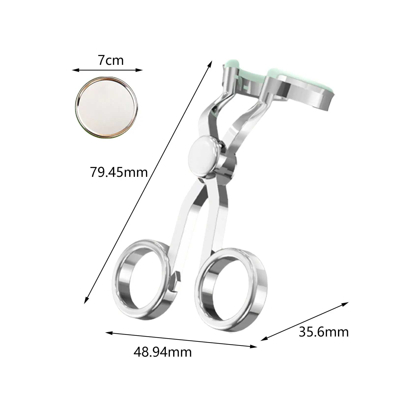 メガネクリップはミラーでまぶたをサポート 快適性と精度を高め、ソフトハードコンタクトレンズインサーターリムーバー