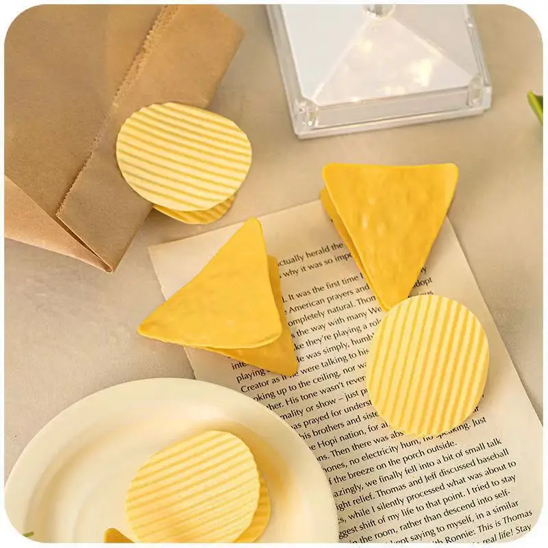 1 Pcs Simulation Potato Chip Clip Potato Chip Plastic Folder Snack Seal Clip Organizer Clip Organizer Clip Long Tail Clip