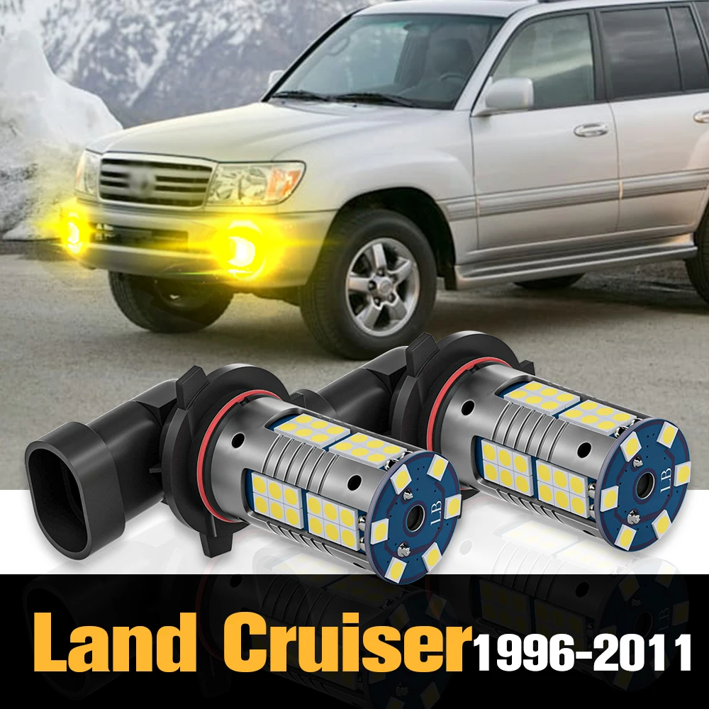 

2pcs Canbus LED Fog Light Lamp Accessories For Toyota Land Cruiser 1996-2011 2001 2002 2003 2004 2005 2006 2007 2008 2009 2010