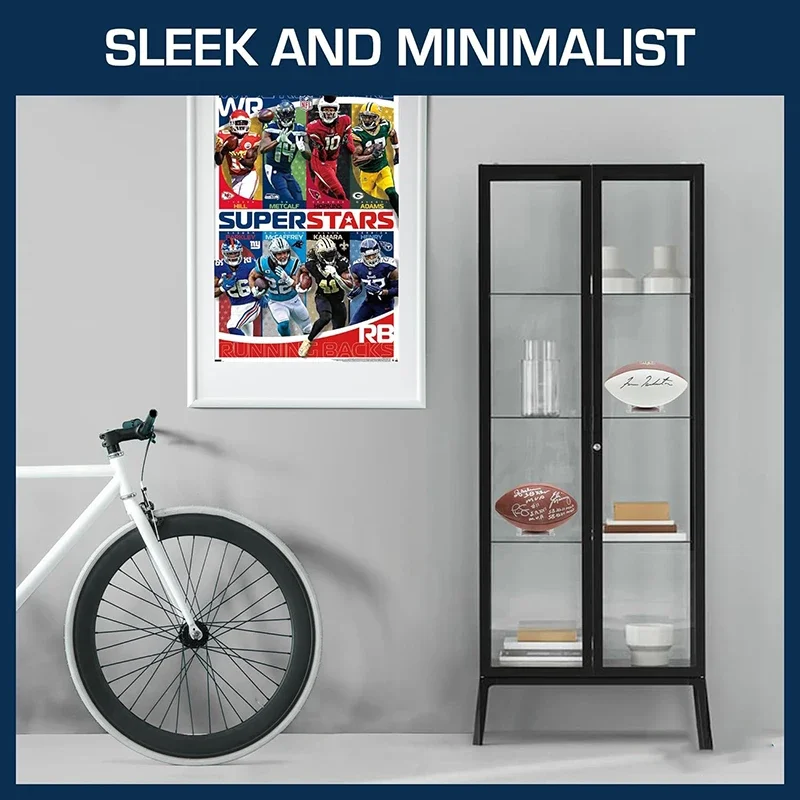 Цельная акриловая подставка для мяча, держатель для дисплея, прозрачная стойка для хранения спортивных мячей для футбола, баскетбола, волейбола, футбола