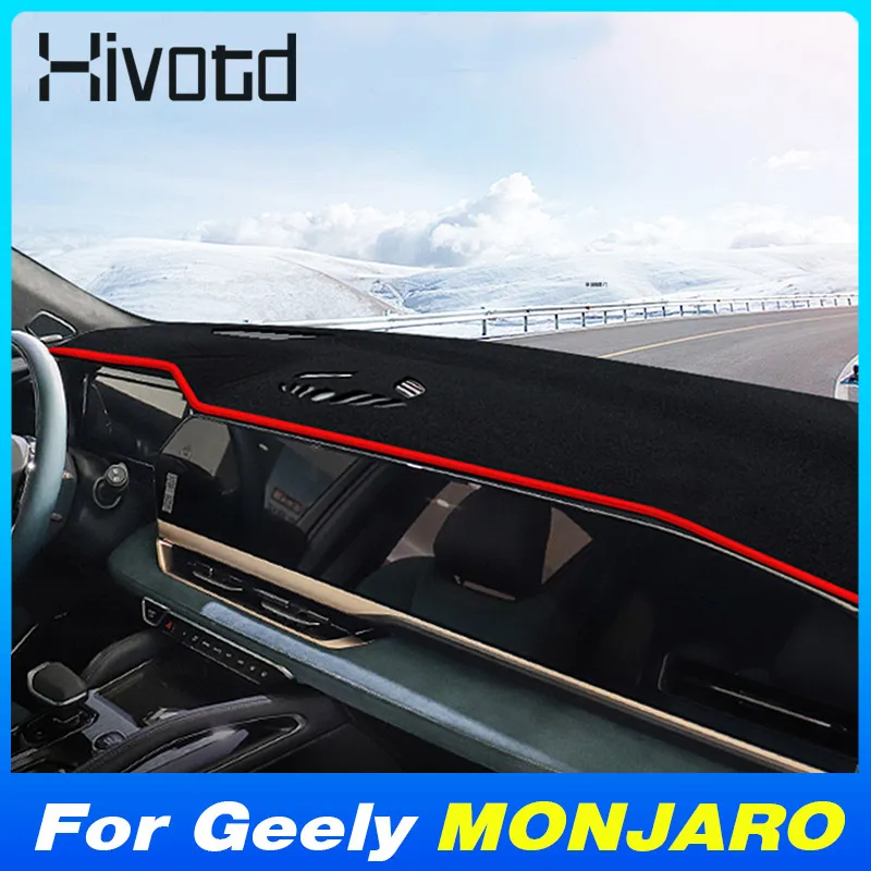 

Car Dashboard Mat Avoid Light Instrument Platform Anti Slip Pad For Geely MONJARO KX11 Manjaro 2023 2024 Interior Accessories