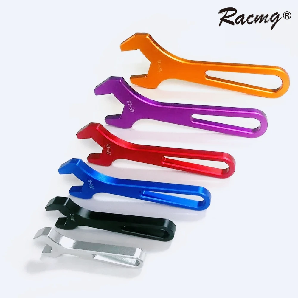 

AN Wrench Spanner Tool Set Lightweight Durable Wrench Kit AN Hose Fitting Tool Set 6 PCS AN3 to AN16 / 7 PCS Double Hose Ended
