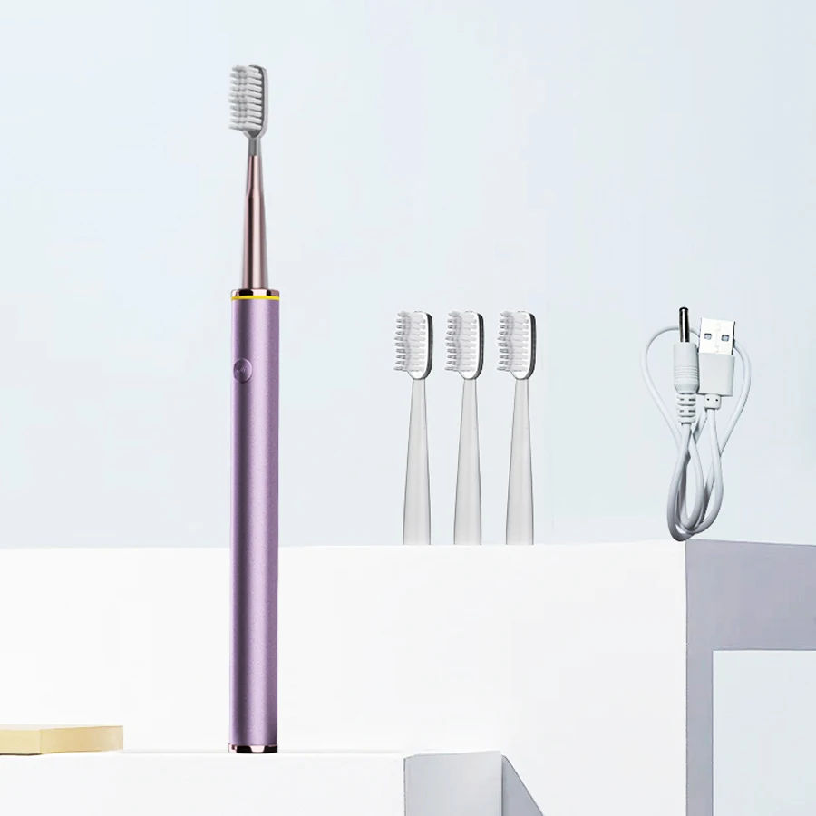 Intelligent electric toothbrush with DuPont soft hair and multiple adjustable settings for couples image 6