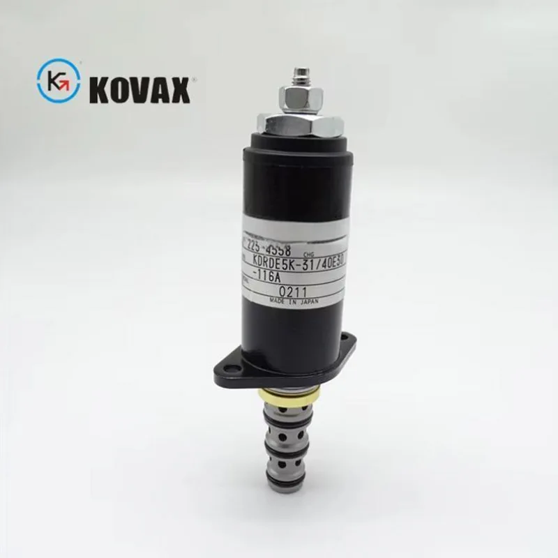 

225-4558 KDRDE5K-31/40E30-116A Электромагнитный клапан гидравлического насоса экскаватора для деталей экскаватора двигателя E320B E320C E320D E330 E325B