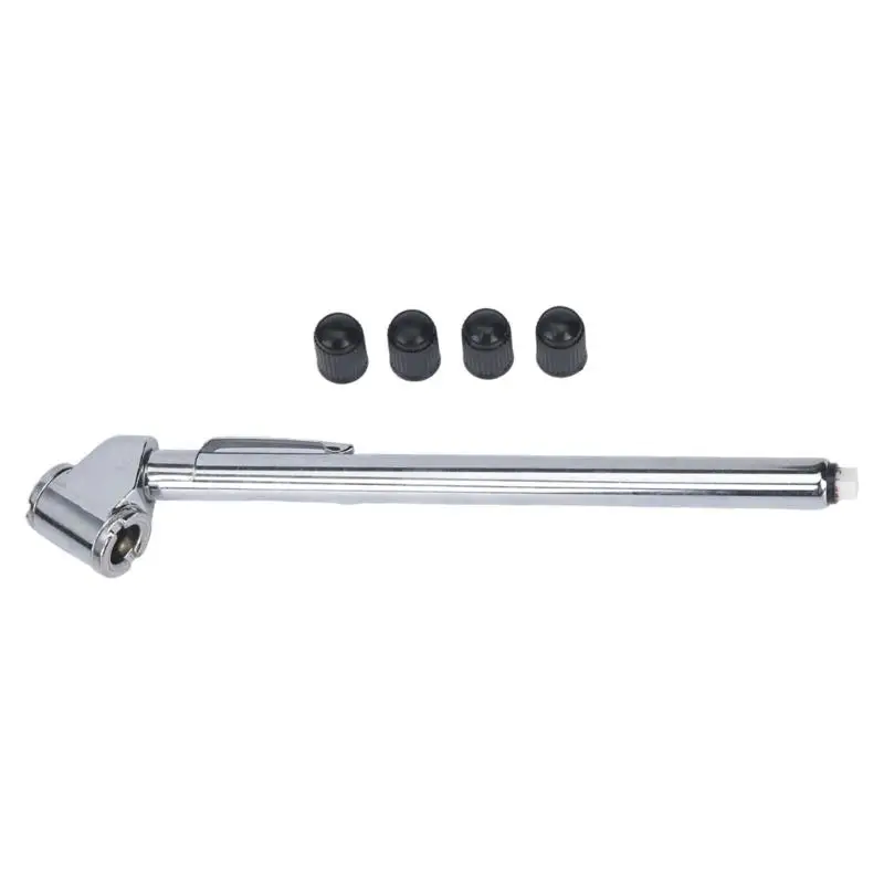31BC Manual Tire Pressure Reader, Opposing-Head Pencil Meter with 10-120PSI in Scale and Metal Body for Recurring Vehicle Tire