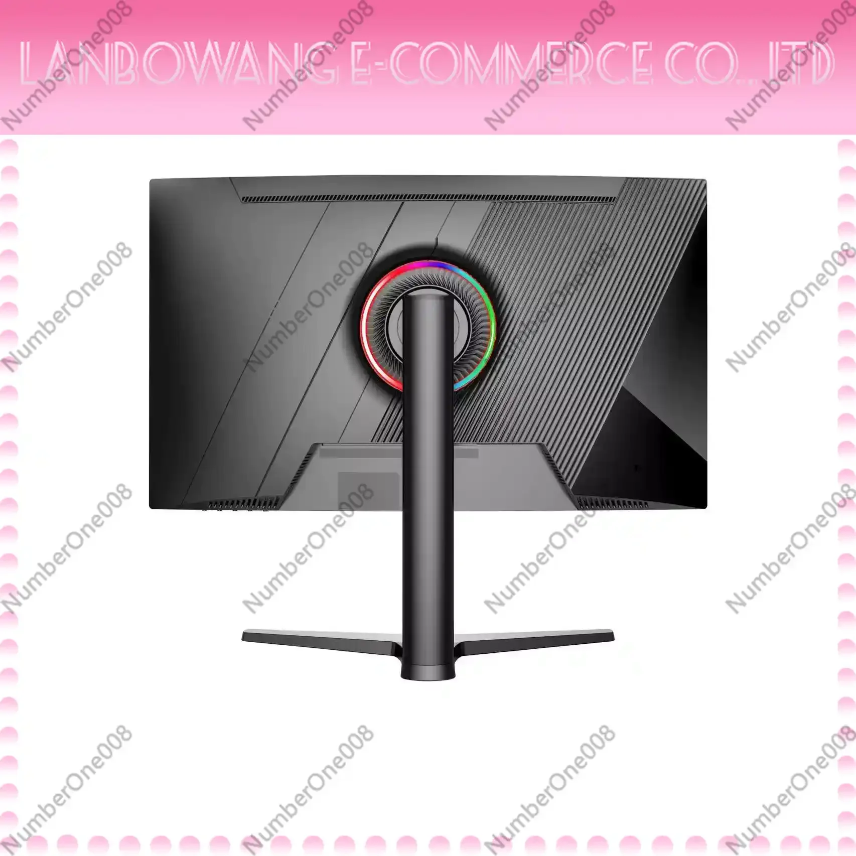34 Inch 4K HVA Curved Gaming Monitor 21:9 Ultrawide 165Hz Split Screen Support Immersive Computer Display for Gaming & Office