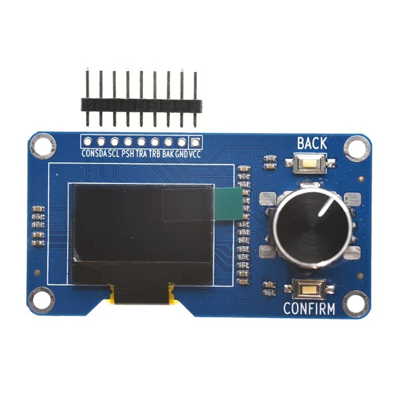 Tela de exibição AC17-Oled combinada com interface IIC do módulo codificador rotativo EC11 para Arduino