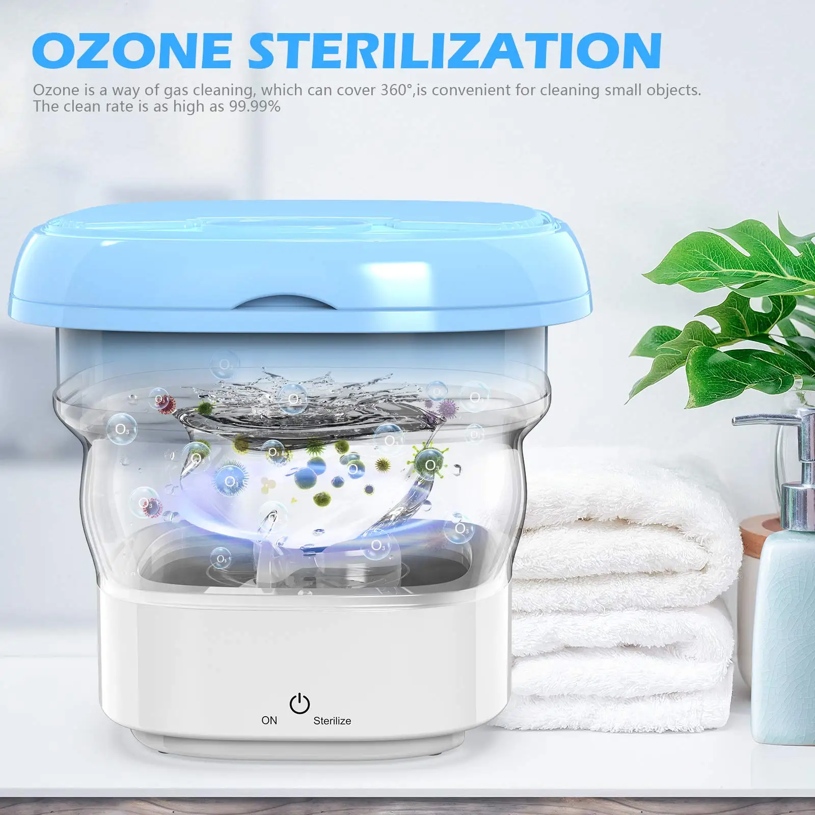 Portable Mini Washing Machine, Reliable, Household, Travelling, Folding Washer, Baby Clothes