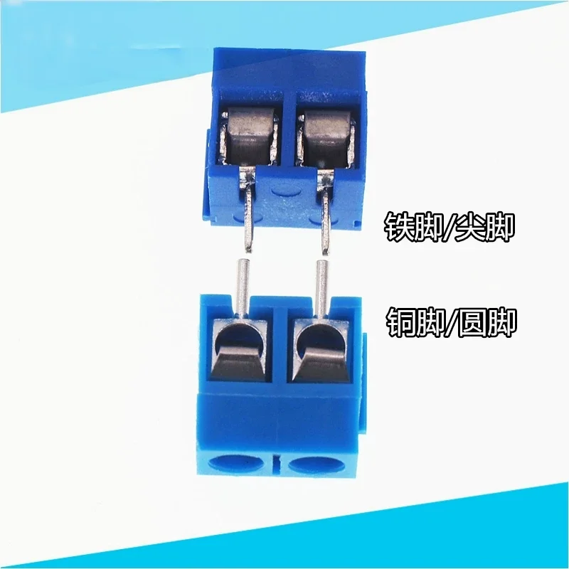 KF-301 Cross Blue KF301-2P 3P 5.0MM PCB Terminal Block 12A 300V Connectable