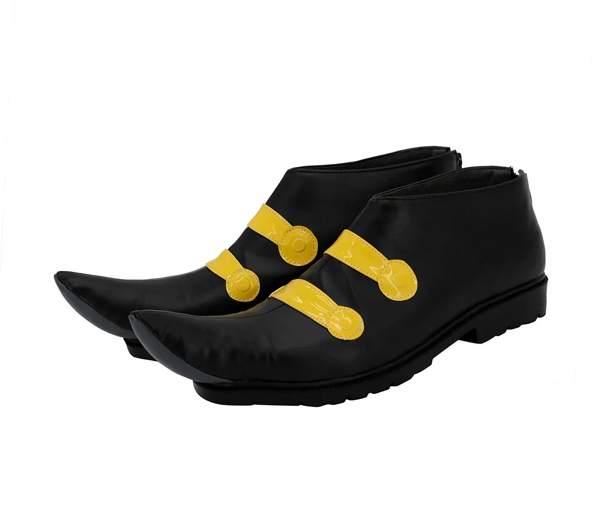 Op maat gemaakte Soul King Brook cosplay laarzen zwart - anime Halloween kostuum schoenen elke maat
